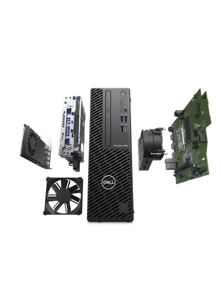 DELL Precision 3460 Intel® Core™ i7 i7-14700 16 GB DDR5-SDRAM 512 GB SSD Windows 11 Pro SFF Puesto de trabajo Negro