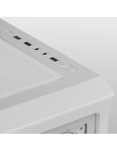 Mars Gaming MC-NEO, Torre Gaming XXL E-ATX, Ventana Lateral y Frontal Cristal Templado, 4X Ventiladores ARGB 120mm + Ventilador