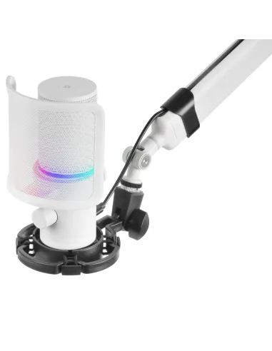 Mars Gaming MMIC-XT, Micrófono de Estudio Profesional Alta Definición 192Khz 24-bit, Brazo Omnidireccional, Soporte