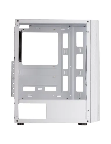 Mars Gaming MC-ART Blanco, Caja PC Gaming ATX, Doble Cristal Templado Dibujable, ARGB 12 Modos, Ventilador 12 cm