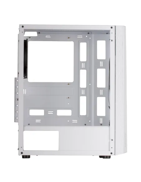 Mars Gaming MC-ART Blanco, Caja PC Gaming ATX, Doble Cristal Templado Dibujable, ARGB 12 Modos, Ventilador 12 cm