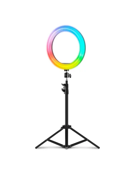 Mars Gaming MGRING Anillo Iluminación ARGB Trípode Soporte Smartphone y Webcam Mando Mars Gaming MGRING Anillo Iluminación ARGB Trípode Soporte Smartphone y Webcam Mando