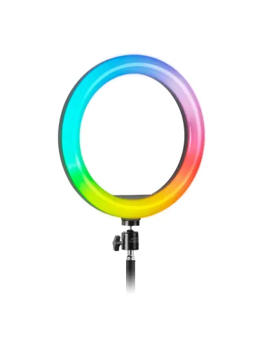 Mars Gaming MGRING Anillo Iluminación ARGB Trípode Soporte Smartphone y Webcam Mando