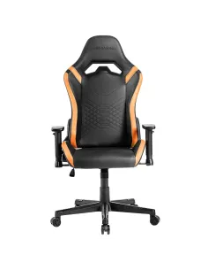 Mars Gaming MGC-PRO, Silla Gaming Profesional, Acabado Cuero PU, Reposabrazos 2D y Respaldo Reclinable 135°, Cojines Lumbar y