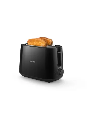 Philips Daily Collection HD2581 90 Tostadora  2 rebanadas, ranura ancha, negro
