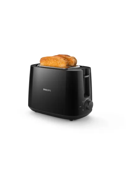 Philips Daily Collection HD2581 90 Tostadora  2 rebanadas, ranura ancha, negro