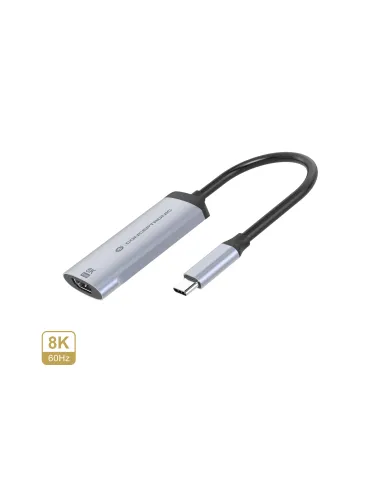 Conceptronic ABBY23G Adaptador gráfico USB 7680 x 4320 Pixeles Plata