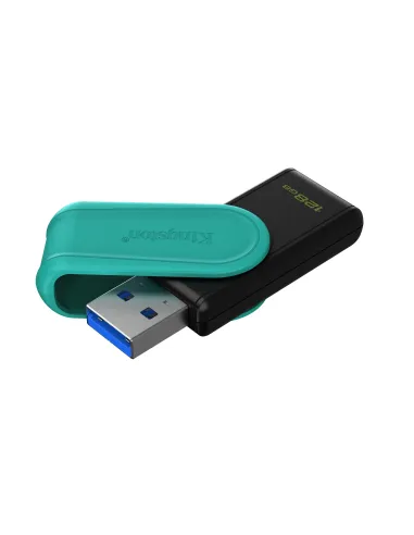 Kingston Technology DataTraveler 128GB Portable USB 3.2 Gen 1 Exodia S (Black Turquoise)