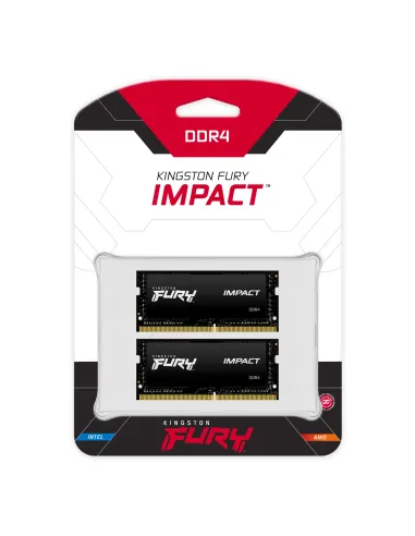 Kingston Technology FURY 64GB 3200MT s DDR4 CL20 SODIMM (Kit of 2) Impact