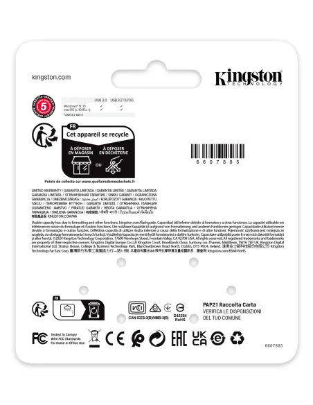 Kingston Technology DataTraveler 64 GB SE9 G3 - Níquel oscuro