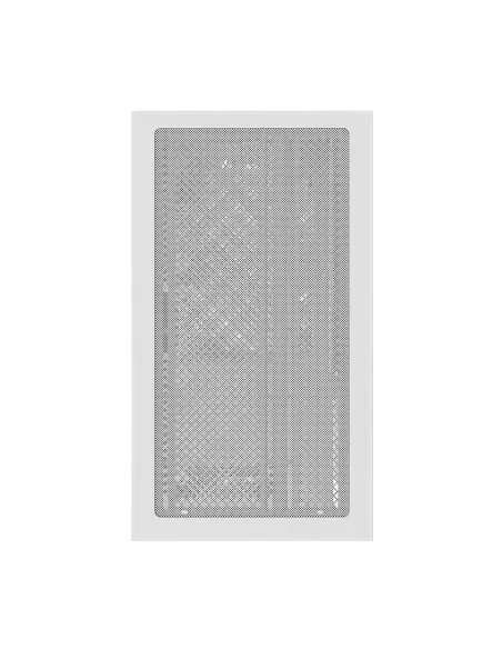 GIGABYTE C201 PANORAMIC ICE Caja para PC – Torre media, m-ATX, compatible con radiador de 360 mm, 3 ventiladores preinstalados,