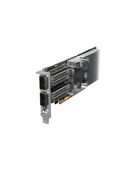 QNAP QXG-100G2SF-E810 adaptador y tarjeta de red Interno Fibra 100000 Mbit s