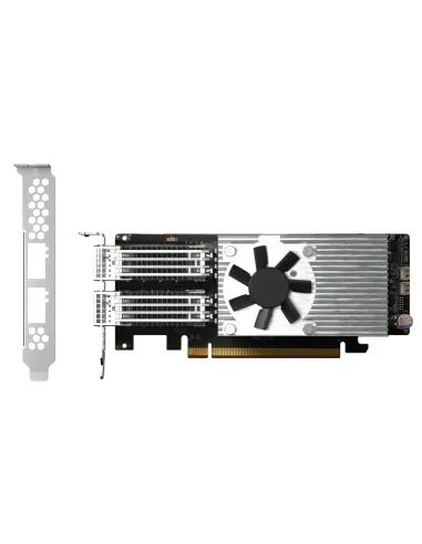 QNAP QXG-100G2SF-E810 adaptador y tarjeta de red Interno Fibra 100000 Mbit s