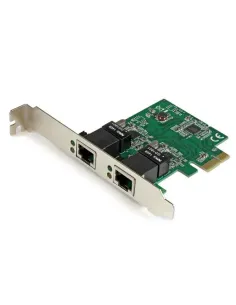 StarTech.com Adaptador Tarjeta de Red NIC PCI Express PCI-E de 2 Puertos Ethernet Gigabit RJ45
