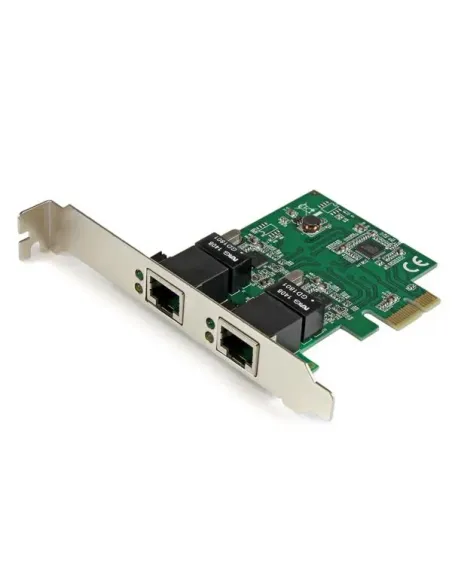 StarTech.com Adaptador Tarjeta de Red NIC PCI Express PCI-E de 2 Puertos Ethernet Gigabit RJ45