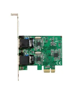 StarTech.com Adaptador Tarjeta de Red NIC PCI Express PCI-E de 2 Puertos Ethernet Gigabit RJ45 2