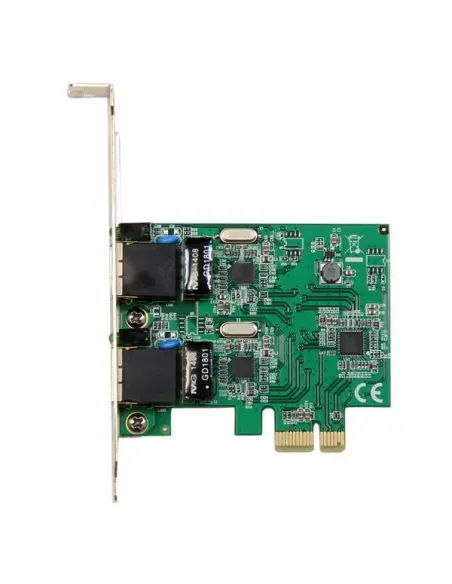 StarTech.com Adaptador Tarjeta de Red NIC PCI Express PCI-E de 2 Puertos Ethernet Gigabit RJ45