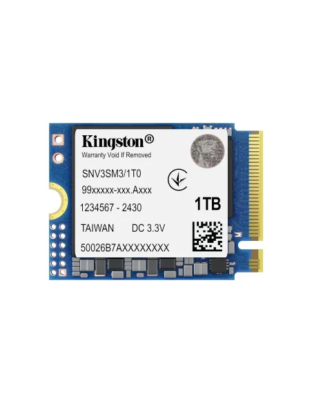Kingston Technology 1000G NV3 M.2 2230 NVMe SSD Kingston Technology 1000G NV3 M.2 2230 NVMe SSD