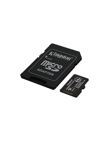 Kingston Technology 64GB microSDXC Canvas Select Plus Gen3 100MB s A1 (Incluye adaptador de SD)