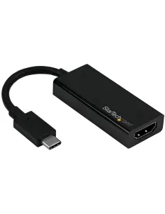 StarTech.com Adaptador Gráfico USB-C a HDMI 4K60Hz - Conversor de Vídeo USB Tipo C a HDMI - Compatible Thunderbolt 3 - Dongle