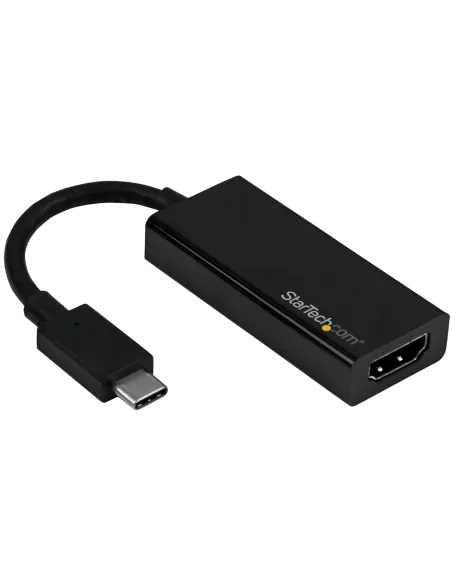 StarTech.com Adaptador Gráfico USB-C a HDMI 4K60Hz - Conversor de Vídeo USB Tipo C a HDMI - Compatible Thunderbolt 3 - Dongle
