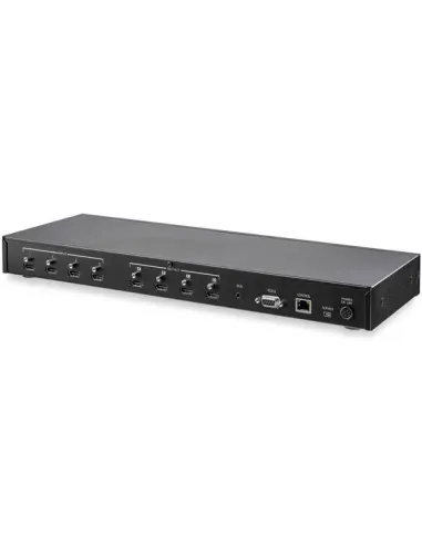 StarTech.com Switch Multiplicador de Vídeo HDMI Matriz de 4x4 con Audio y Control por Ethernet - Vídeo de 4K a 60Hz - Divisor