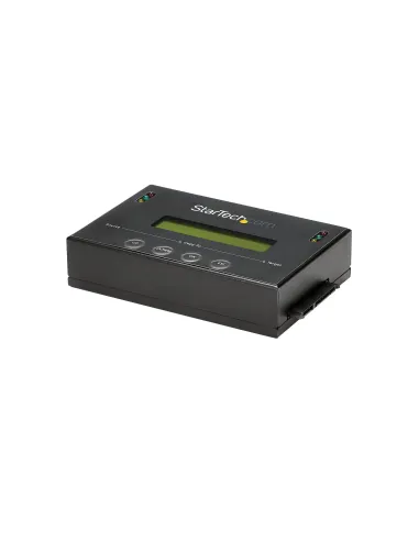 StarTech.com Clonador y Borrador Autónomo 1 1 para Discos Duros SSDs SATA - con Pantalla LCD - TAA - Independiente del Sistema