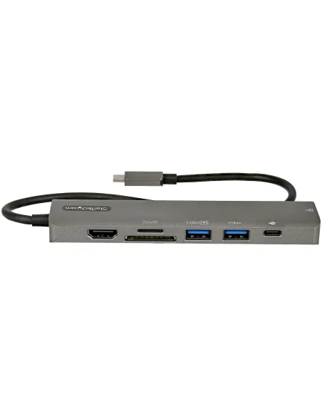 StarTech.com Adaptador Multipuertos USB C - Docking Station USB Tipo C a HDMI 2.0 4K 60Hz - Entrega de Alimentación 100W