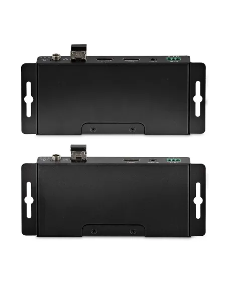 StarTech.com Juego Extensor de HDMI 4K por Fibra - 4K a 60Hz hasta 1km (Monomodo) o 330m (Multimodo) - Fibra Óptica LC - HDR -