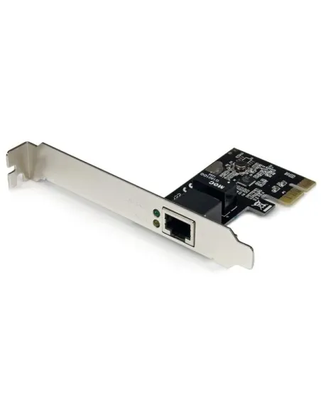 StarTech.com Adaptador Tarjeta de Red NIC PCI Express PCI-e de 1 Puerto Gigabit Ethernet - 1x RJ45 Hembra - Perfil Doble