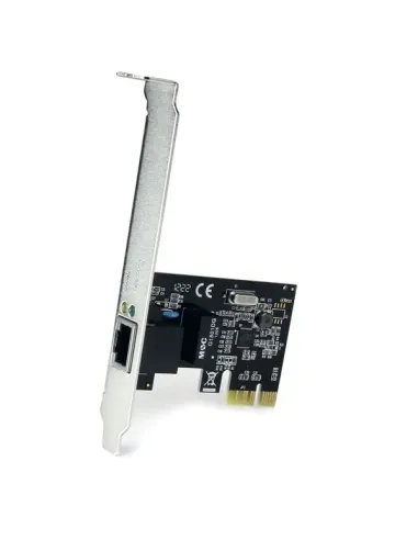 StarTech.com Adaptador Tarjeta de Red NIC PCI Express PCI-e de 1 Puerto Gigabit Ethernet - 1x RJ45 Hembra - Perfil Doble
