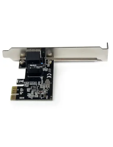 StarTech.com Adaptador Tarjeta de Red NIC PCI Express PCI-e de 1 Puerto Gigabit Ethernet - 1x RJ45 Hembra - Perfil Doble