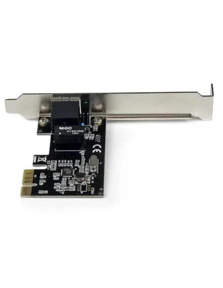 StarTech.com Adaptador Tarjeta de Red NIC PCI Express PCI-e de 1 Puerto Gigabit Ethernet - 1x RJ45 Hembra - Perfil Doble