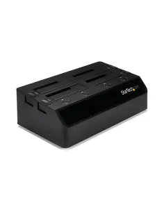 StarTech.com Base de Acoplamiento USB 3.0 de 4 Bahías SATA - Docking Station USB de Discos Duros o SSD SATA III de 2,5 3,5" -
