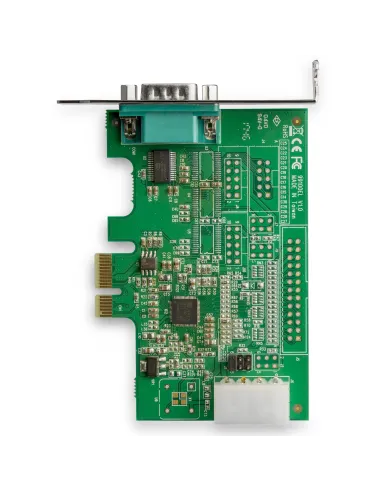 StarTech.com Tarjeta Adaptadora Serie PCI Express RS232 de 4 Puertos - Tarjeta Controladora Serie PCIe RS232 - PCIe a Serie DB9