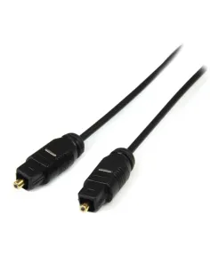 StarTech.com Cable 4,5m TosLink Audio Digital Óptico SPDIF Delgado - Negro