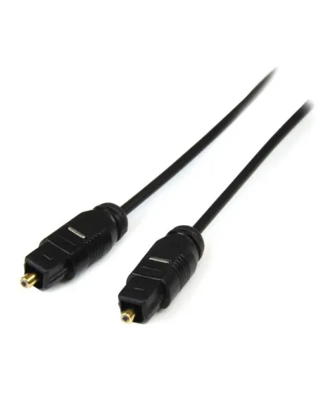 StarTech.com Cable 4,5m TosLink Audio Digital Óptico SPDIF Delgado - Negro