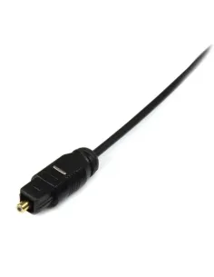 StarTech.com Cable 4,5m TosLink Audio Digital Óptico SPDIF Delgado - Negro 2
