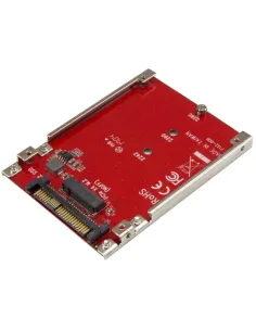 StarTech.com Tarjeta Adaptador PCI Express M.2 a U.2 SFF8639 para SSD NVMe M.2 - Conversor para SSD M.2 - Tarjeta Anfitrión