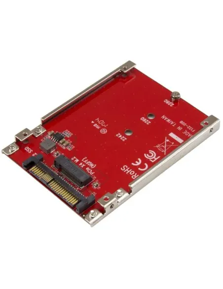 StarTech.com Tarjeta Adaptador PCI Express M.2 a U.2 SFF8639 para SSD NVMe M.2 - Conversor para SSD M.2 - Tarjeta Anfitrión StarTech.com Tarjeta Adaptador PCI Express M.2 a U.2 SFF8639 para SSD NVMe M.2 - Conversor para SSD M.2 - Tarjeta Anfitrión