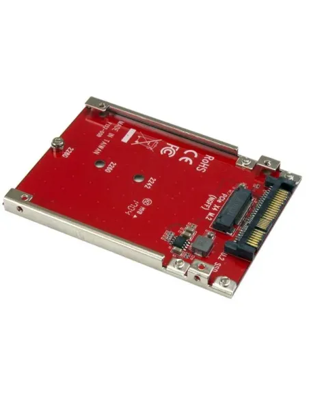 StarTech.com Tarjeta Adaptador PCI Express M.2 a U.2 SFF8639 para SSD NVMe M.2 - Conversor para SSD M.2 - Tarjeta Anfitrión StarTech.com Tarjeta Adaptador PCI Express M.2 a U.2 SFF8639 para SSD NVMe M.2 - Conversor para SSD M.2 - Tarjeta Anfitrión