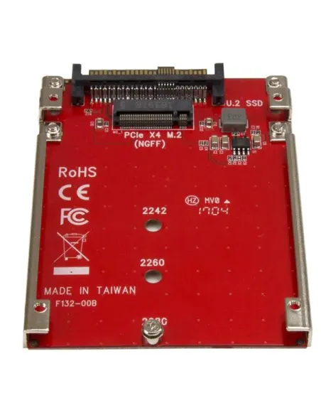 StarTech.com Tarjeta Adaptador PCI Express M.2 a U.2 SFF8639 para SSD NVMe M.2 - Conversor para SSD M.2 - Tarjeta Anfitrión StarTech.com Tarjeta Adaptador PCI Express M.2 a U.2 SFF8639 para SSD NVMe M.2 - Conversor para SSD M.2 - Tarjeta Anfitrión