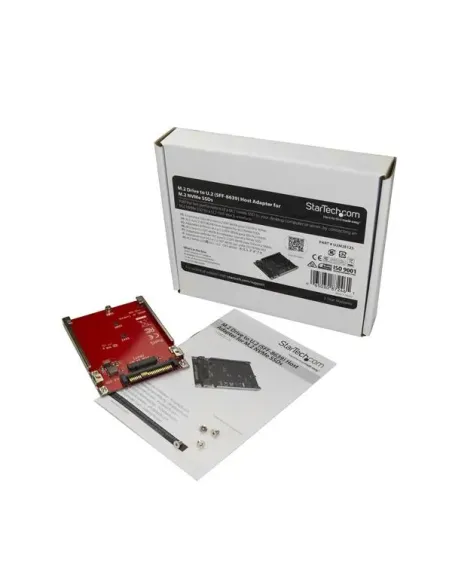 StarTech.com Tarjeta Adaptador PCI Express M.2 a U.2 SFF8639 para SSD NVMe M.2 - Conversor para SSD M.2 - Tarjeta Anfitrión StarTech.com Tarjeta Adaptador PCI Express M.2 a U.2 SFF8639 para SSD NVMe M.2 - Conversor para SSD M.2 - Tarjeta Anfitrión