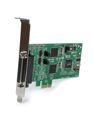 StarTech.com Tarjeta Adaptadora PCI Express PCIe de 4 Puertos Serie Serial Combo RS232 y RS485 RS 422 DB9
