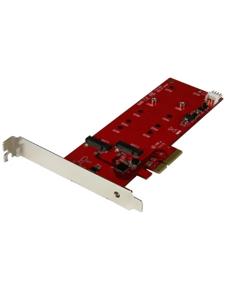 StarTech.com Tarjeta Controladora M.2 PCI Express para 2 SSD