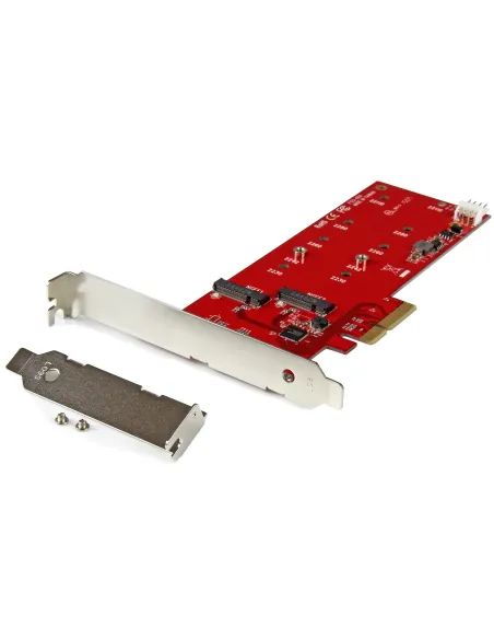StarTech.com Tarjeta Controladora M.2 PCI Express para 2 SSD
