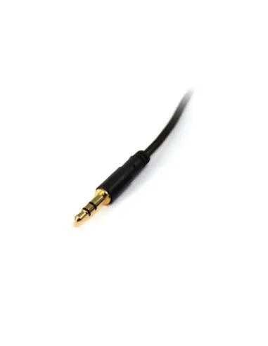 StarTech.com Cable de Audio Estéreo de 3,5mm Delgado de 1,8m - Cable de Audio Minijack Macho a Macho para Smartphone, Tablet o