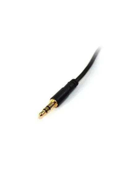 StarTech.com Cable de Audio Estéreo de 3,5mm Delgado de 1,8m - Cable de Audio Minijack Macho a Macho para Smartphone, Tablet o