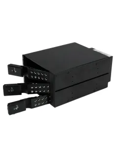 StarTech.com Rack Móvil Backplane de 3 Bahías para Unidades de 3,5 SAS II SATA III Hot Swap - 6 Gbps - Rack Móvil de Aluminio 2