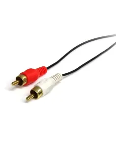 StarTech.com Cable Adaptador de Mini-Jack a RCA 91cm - Jack 3,5mm Macho - 2xRCA Macho - Negro 2
